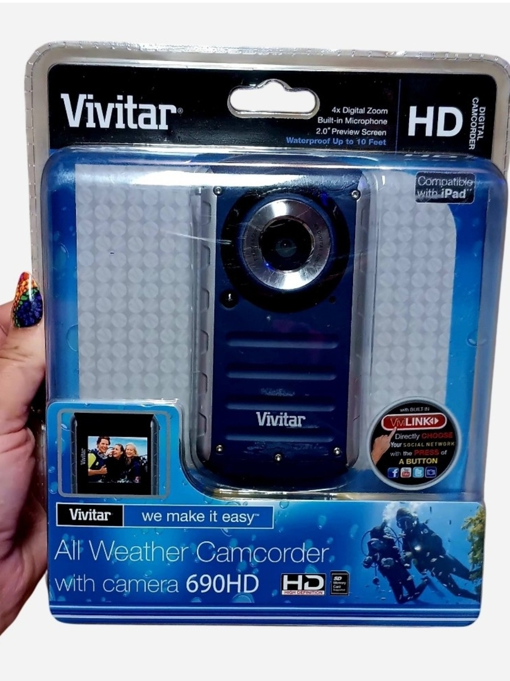 Vivitar All-Weather 690HD Camcorder NIB